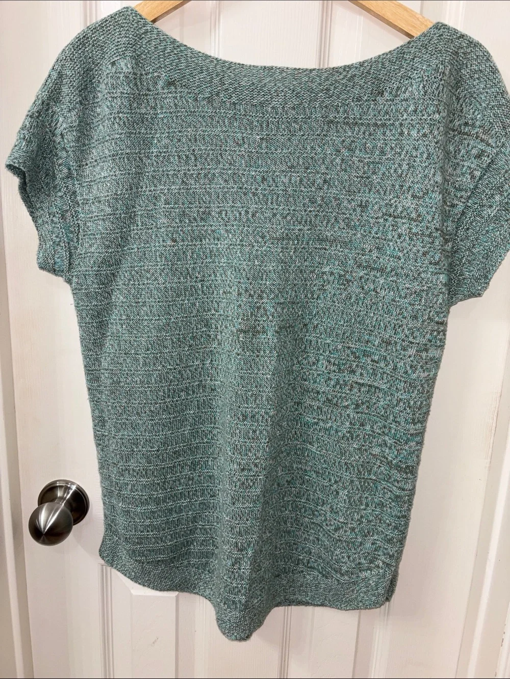 Talbots Mint Green Short-Sleeve Knit Top